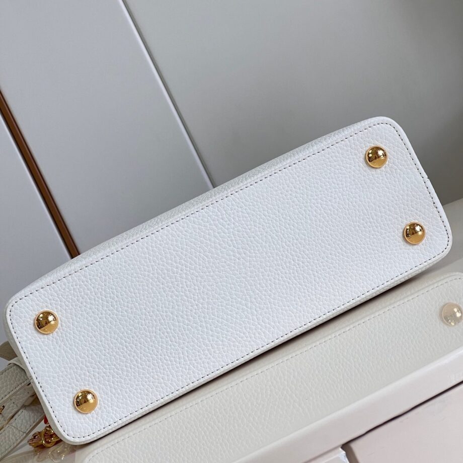 Louis Vuitton M59883 White Capucines Bag