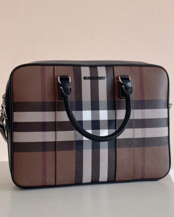 burberry exaggerated check ainsworth briefcase