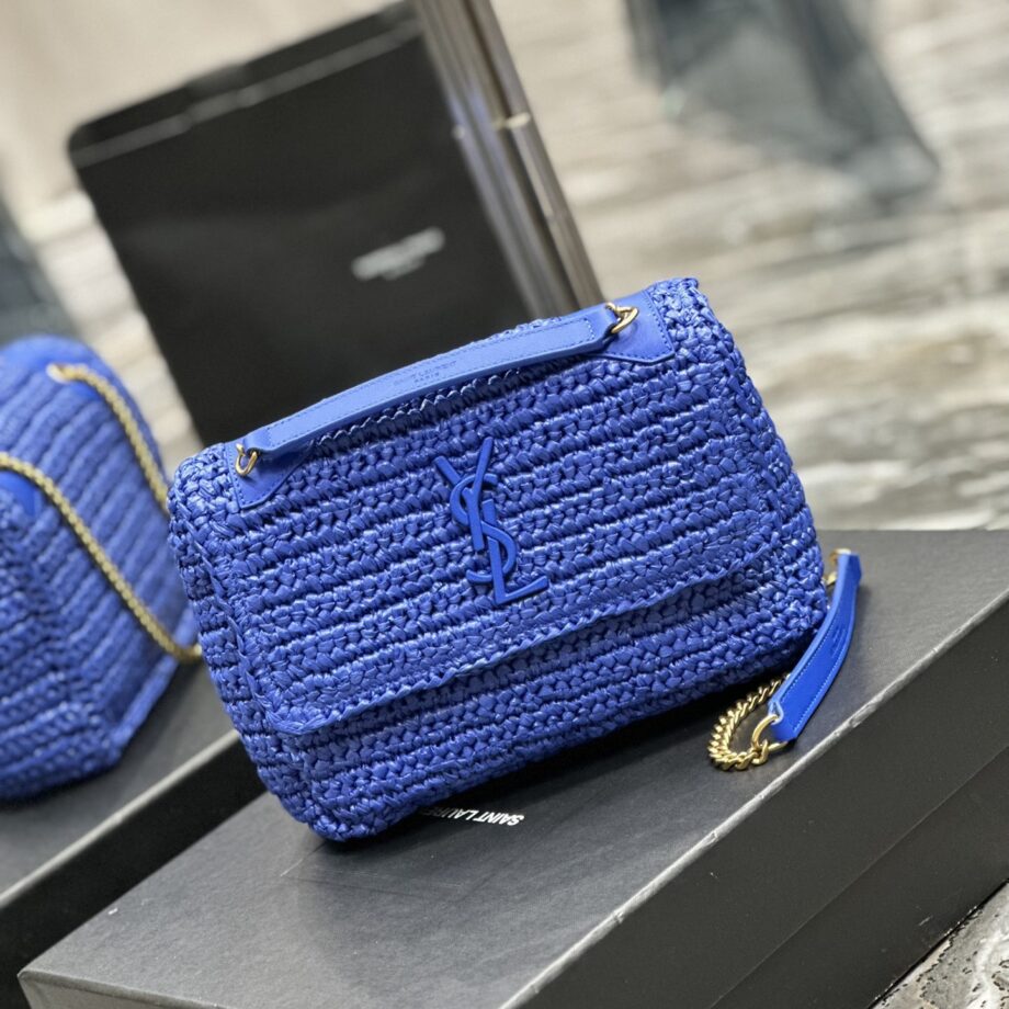 YSL 633151 Small Size Niki Woven Bag