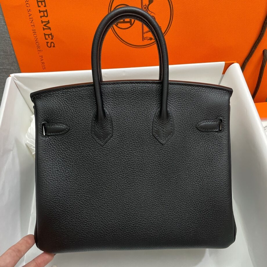 HermèS Birkin25 Black Togo Cowhide Handmade Sewing Birkin25