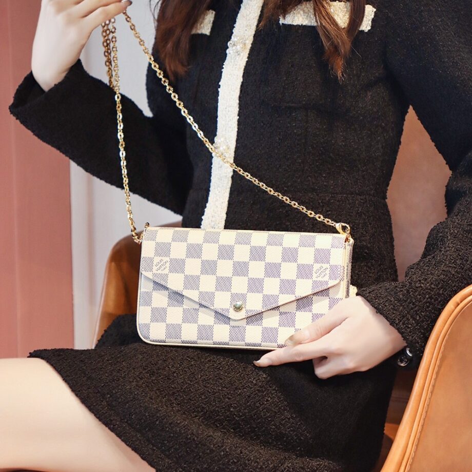 Louis Vuitton N63106 FéLicie Pochette Shoulder Bag