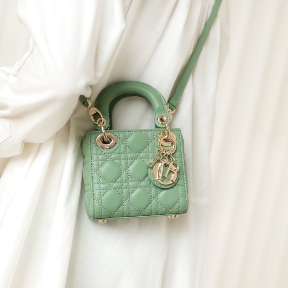 Dior S0856 Green Lady Dior Micro Bag