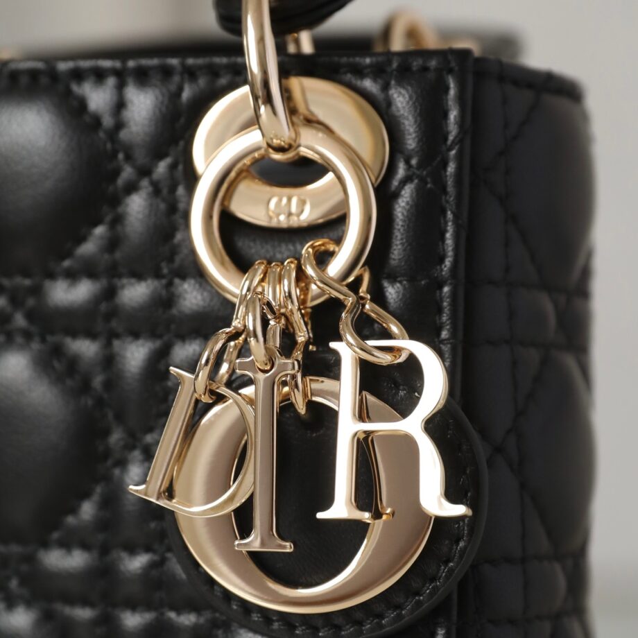 Dior S0856 Black Lady Dior Micro Bag