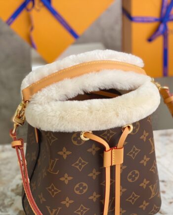 louis vuitton m46319 cashmere néonoé autumn and winter bucket bag