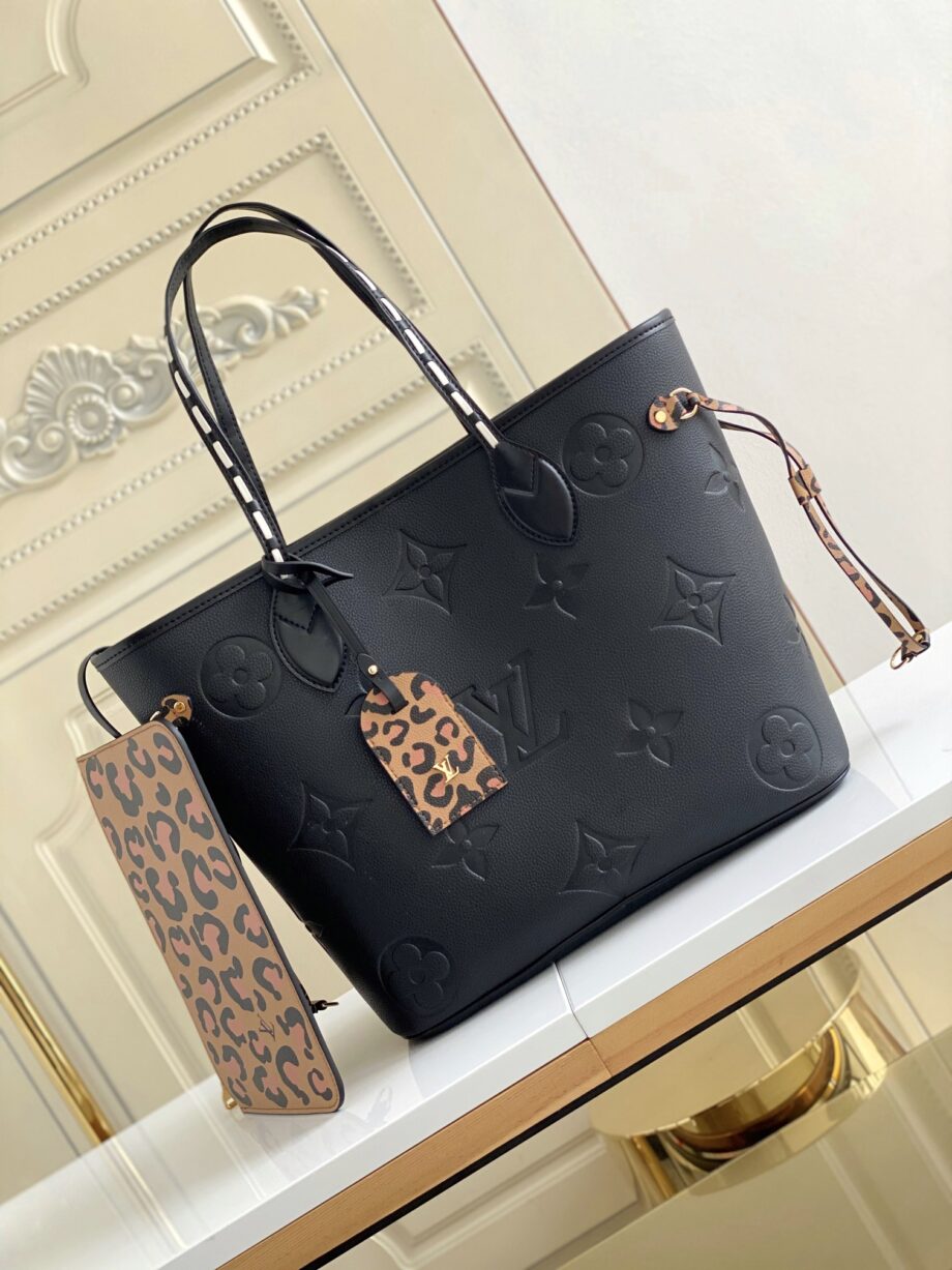 louis vuitton m45856 black wild at heart neverfull medium handbag