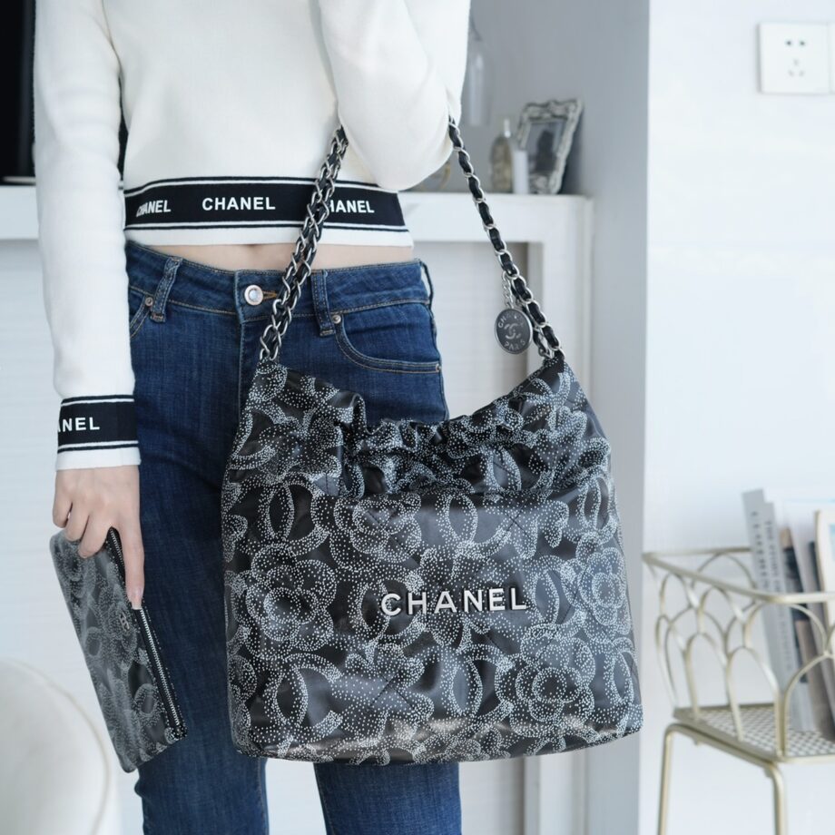 Chanel 23K Limited Edition Camellia 22Bag