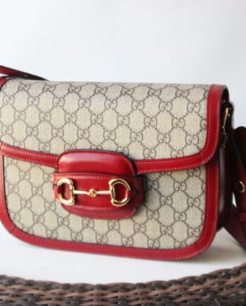 gucci 602204 gg supreme classic flap bag saddle bag