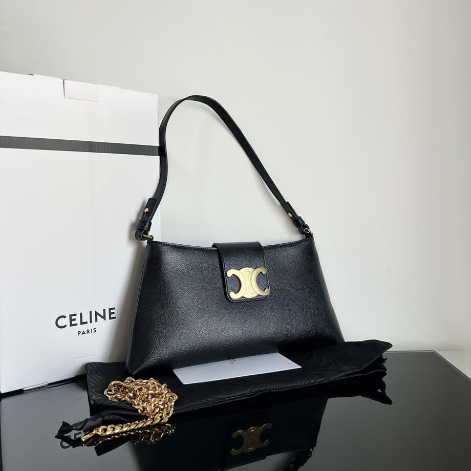 Celine 113673 Medium Wiltern Bag In Smooth Calfskin