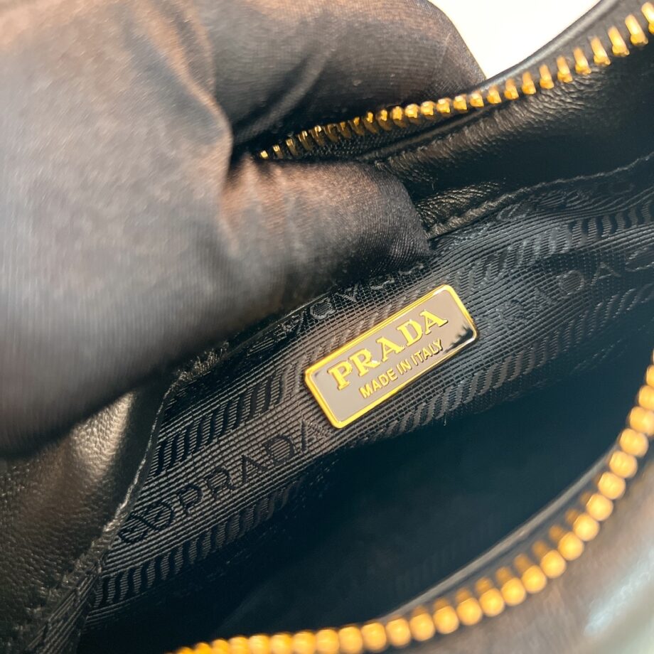 PRADA 1BA384 Nappa-Leather Mini Bag With Topstitching