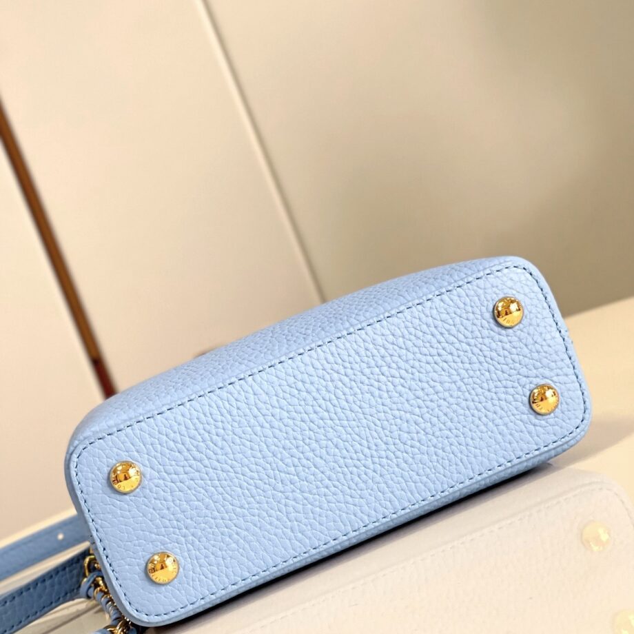 Louis Vuitton N96468 Blue Capucines Mini Bag