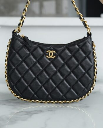 Chanel Black Medium 22B Shoulder Bag