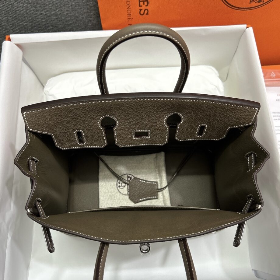 HermèS Birkin25 Elephant Gray Togo Cowhide Handmade Sewing Birkin25