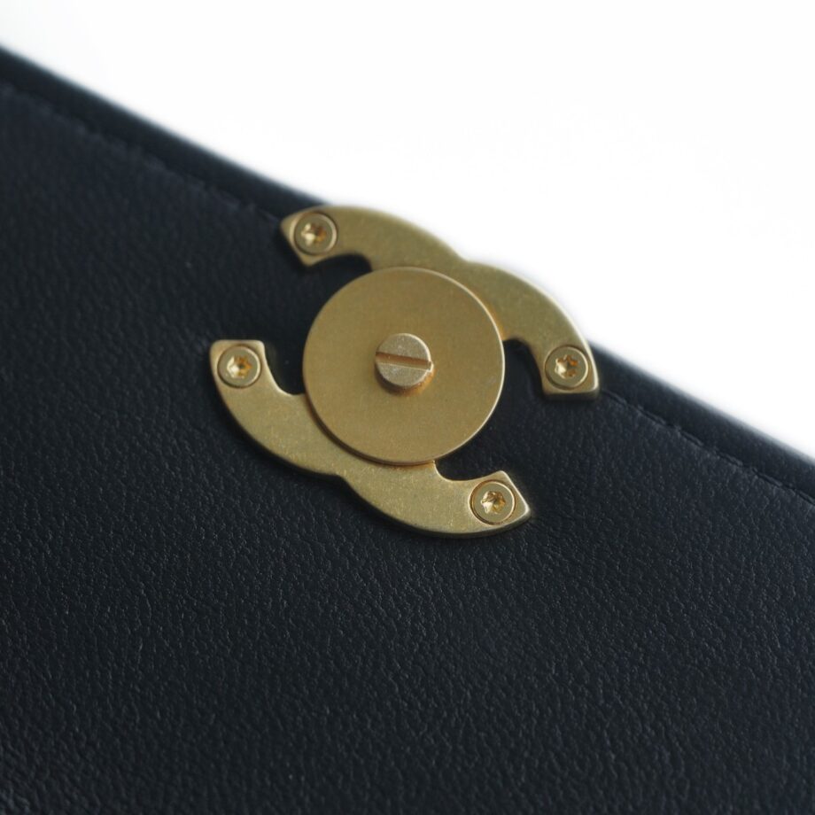 Chanel Medium 22B Enamel Buckle Kelly Bag