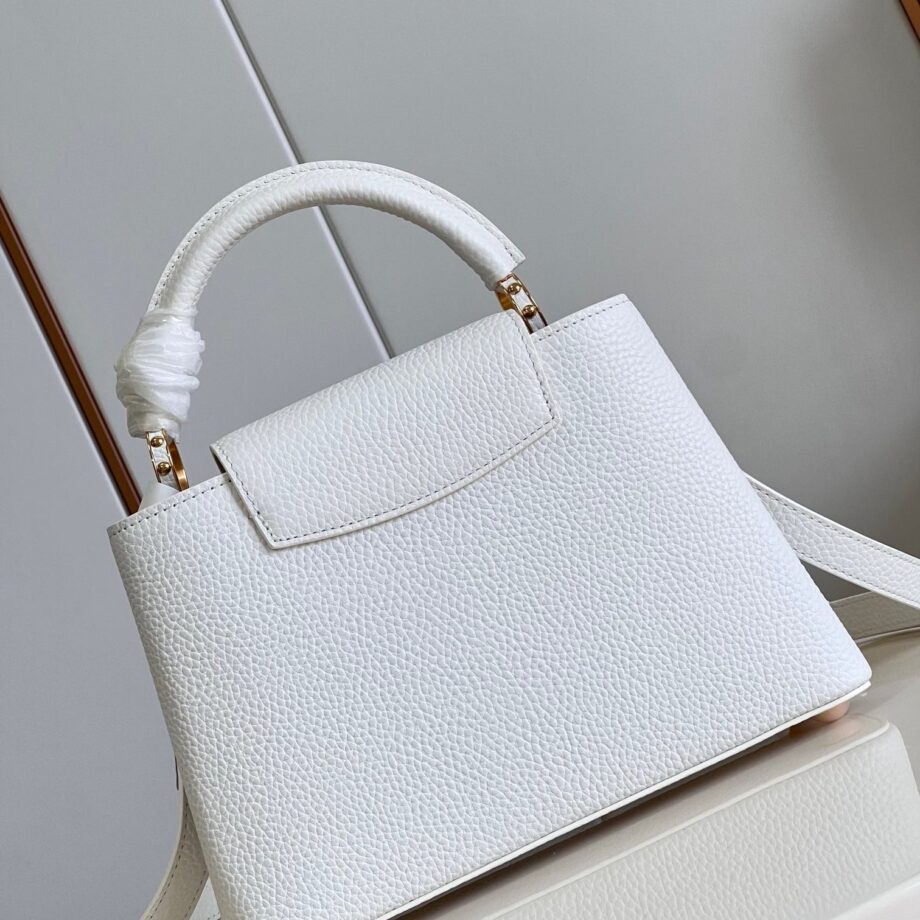 Louis Vuitton M23064 White Capucines Bb Bag