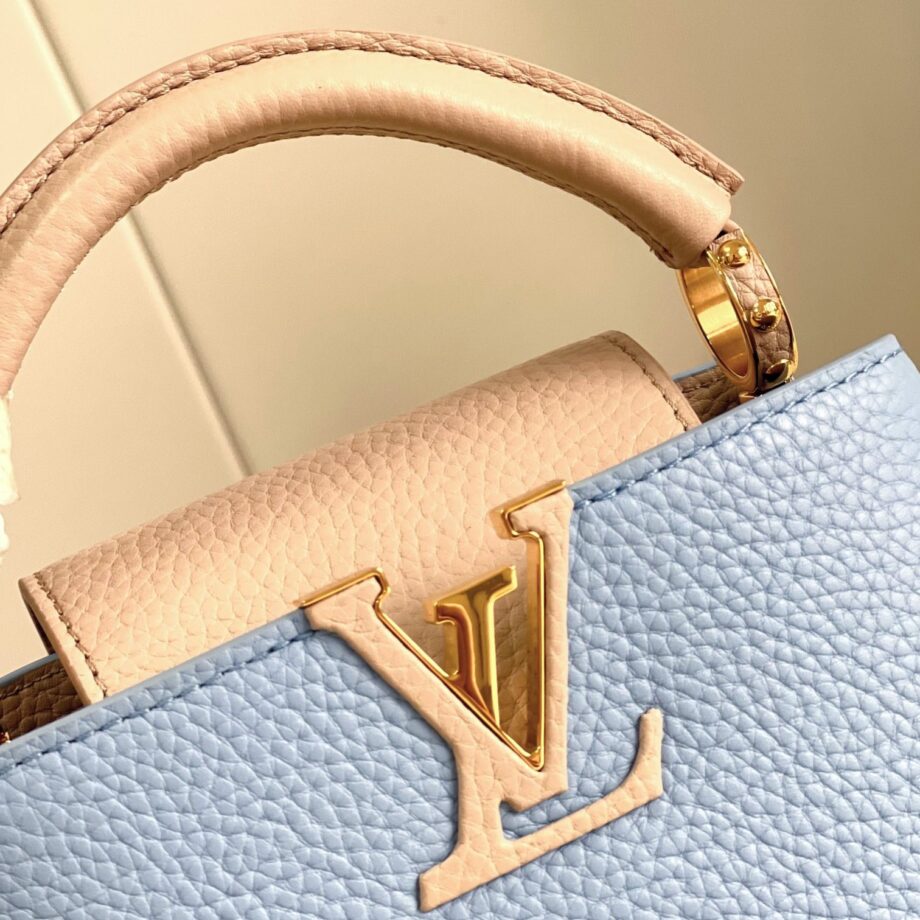 Louis Vuitton N96468 Blue Capucines Mini Bag