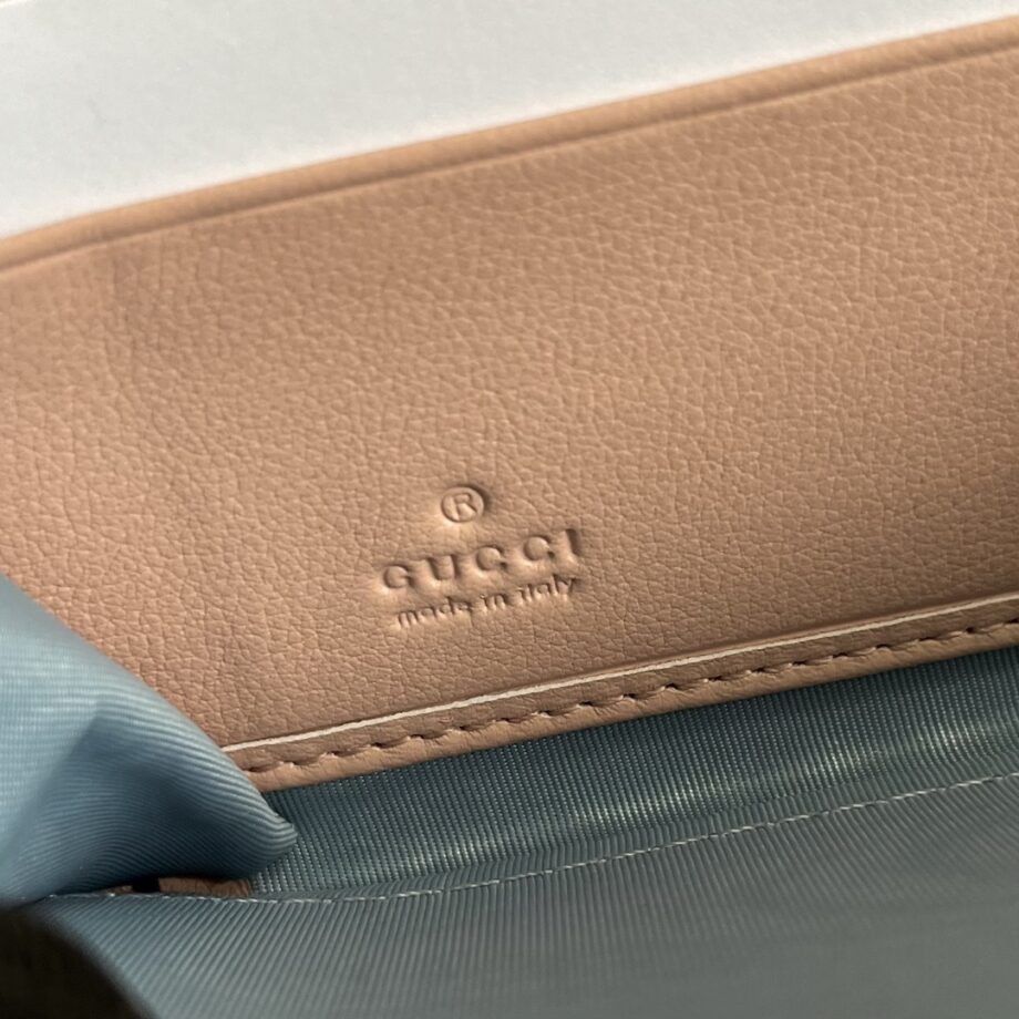 Gucci 725216 Pink Blondie Zip Around Wallet