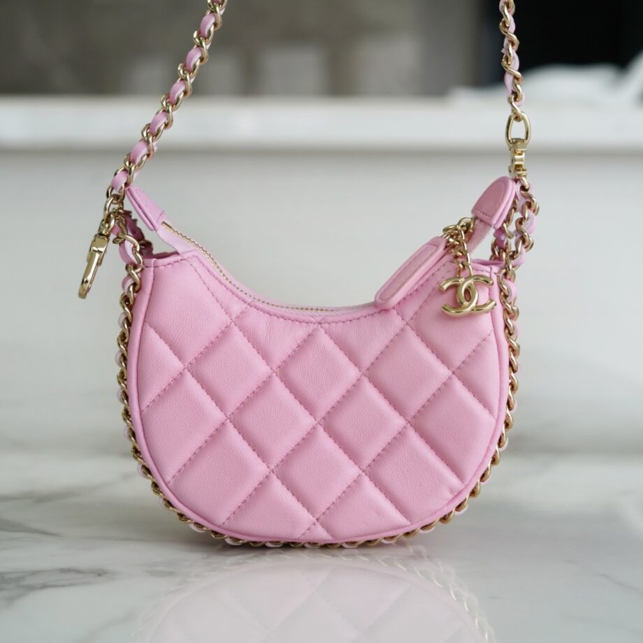 Chanel 23P New Style Pink Hobo Bag