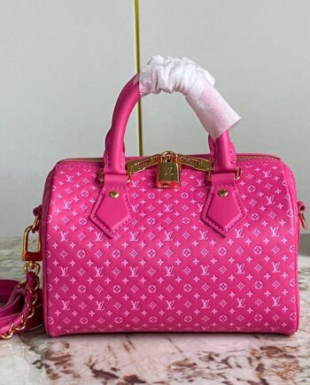 louis vuitton red speedy 20 handbag