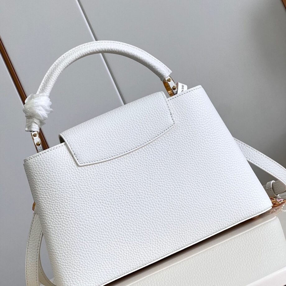 Louis Vuitton M59883 White Capucines Bag