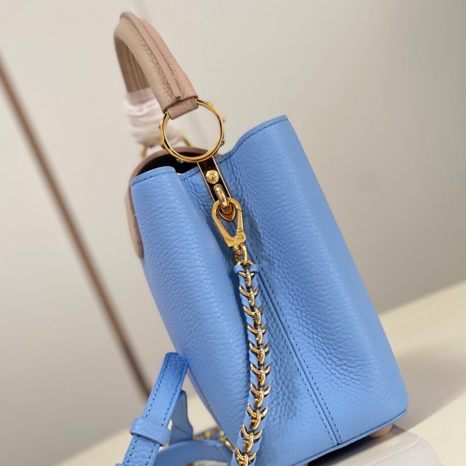 Louis Vuitton M21887 Blue Capucines Bb Handbag