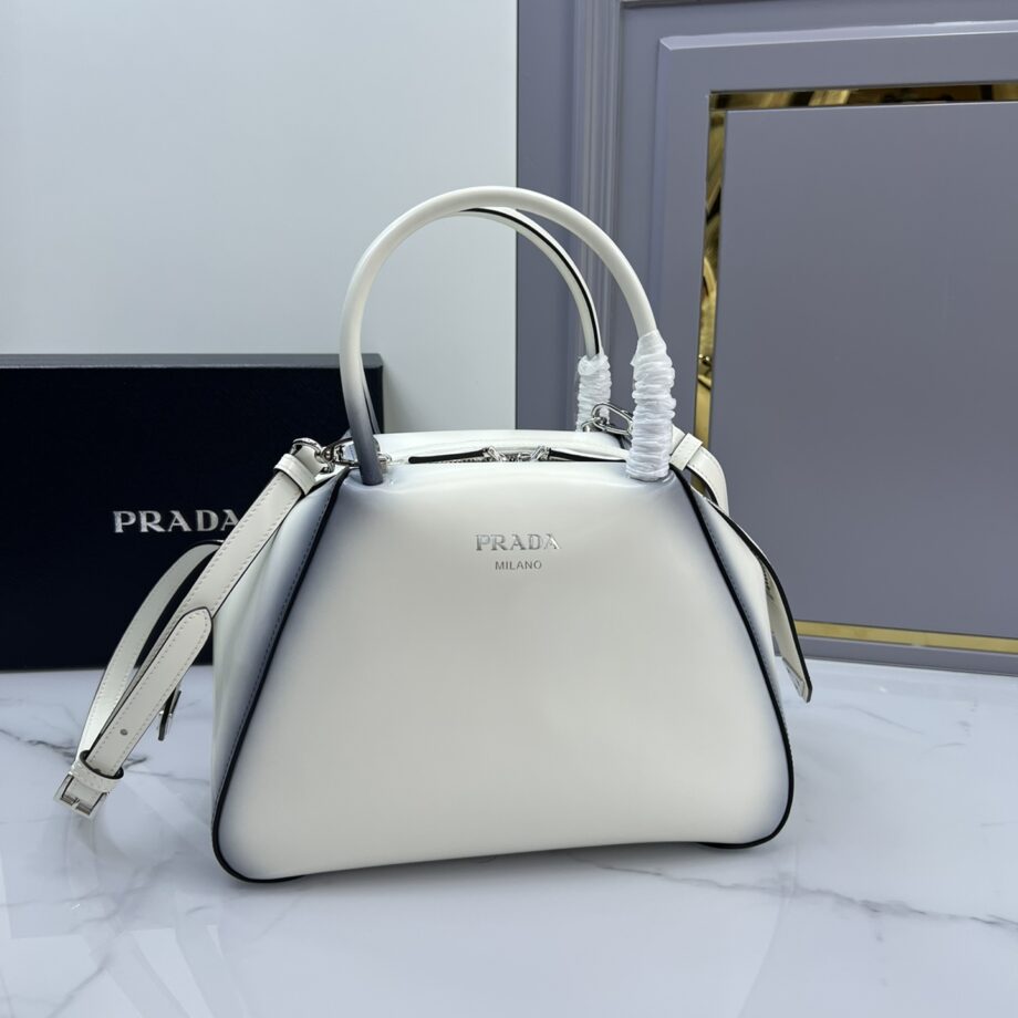 PRADA 1BA366 Small Brushed Leather Prada Supernova Handbag