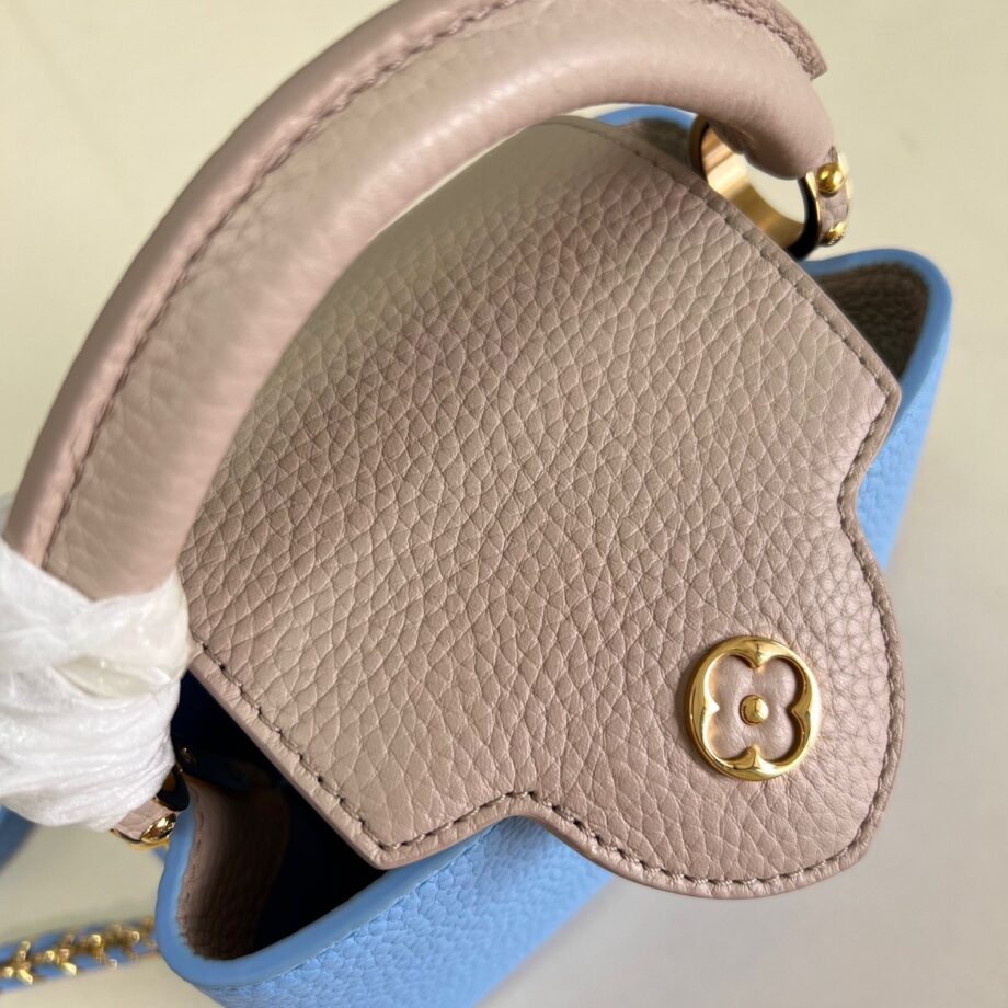 Louis Vuitton N96468 Blue Capucines Mini Bag