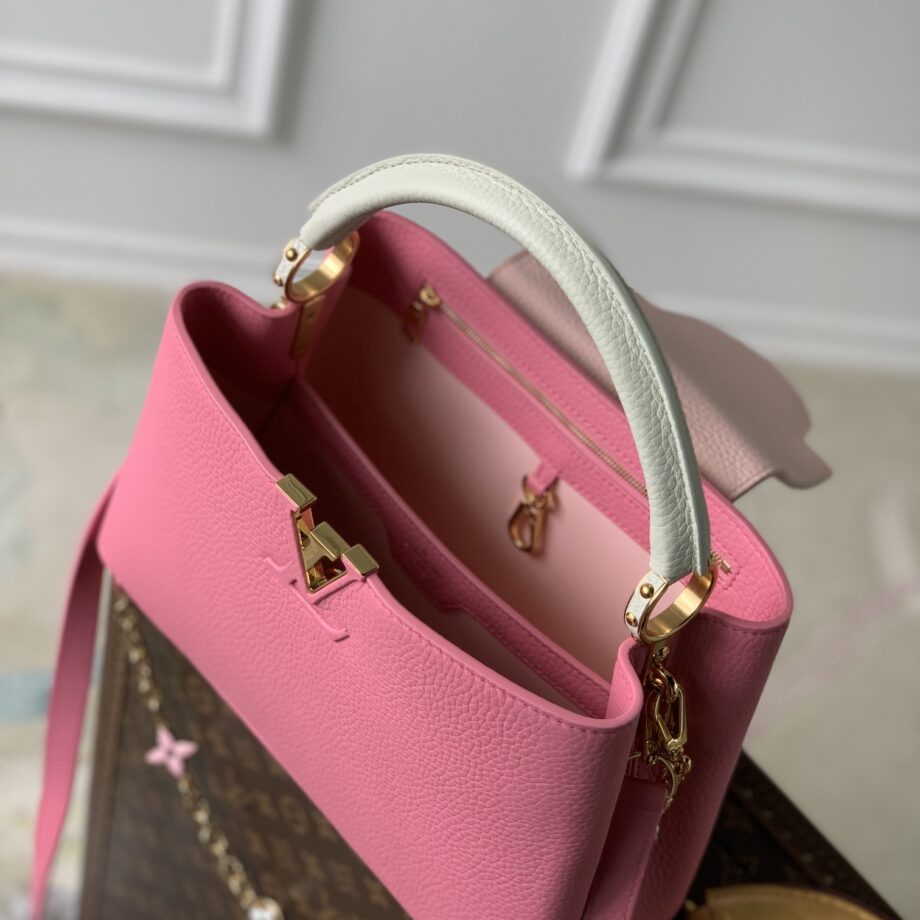 Louis Vuitton M22375 Pink Capucines Medium Handbag