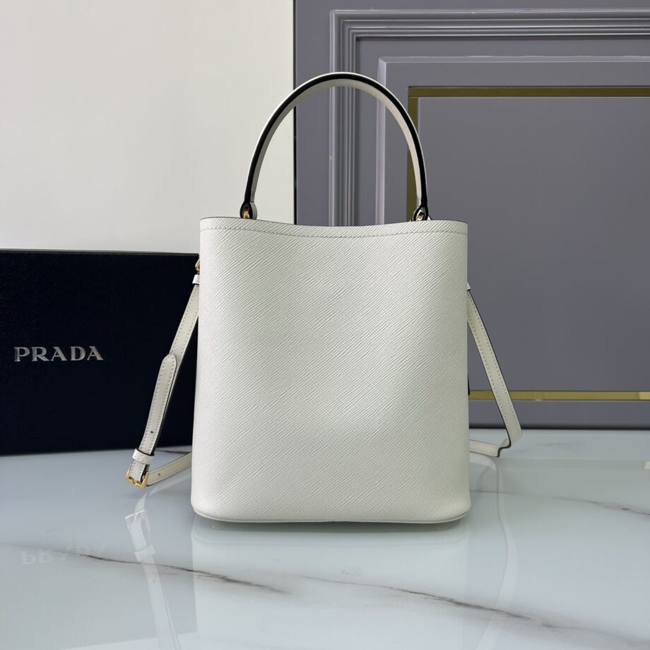 PRADA 1BA212 Medium Saffiano Leather Prada Panier Bag