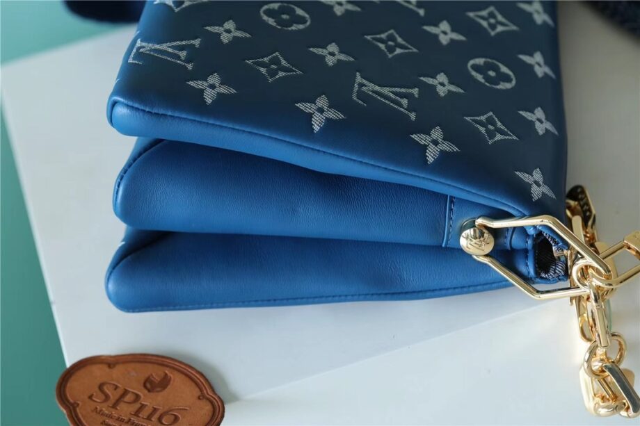 louis vuitton m59392 denim blue satchel