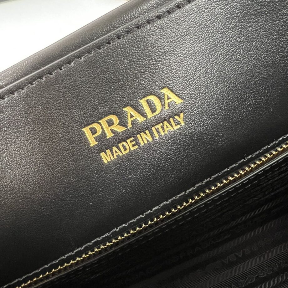PRADA 1BA379 Small Leather Prada Symbole Bag With Topstitching