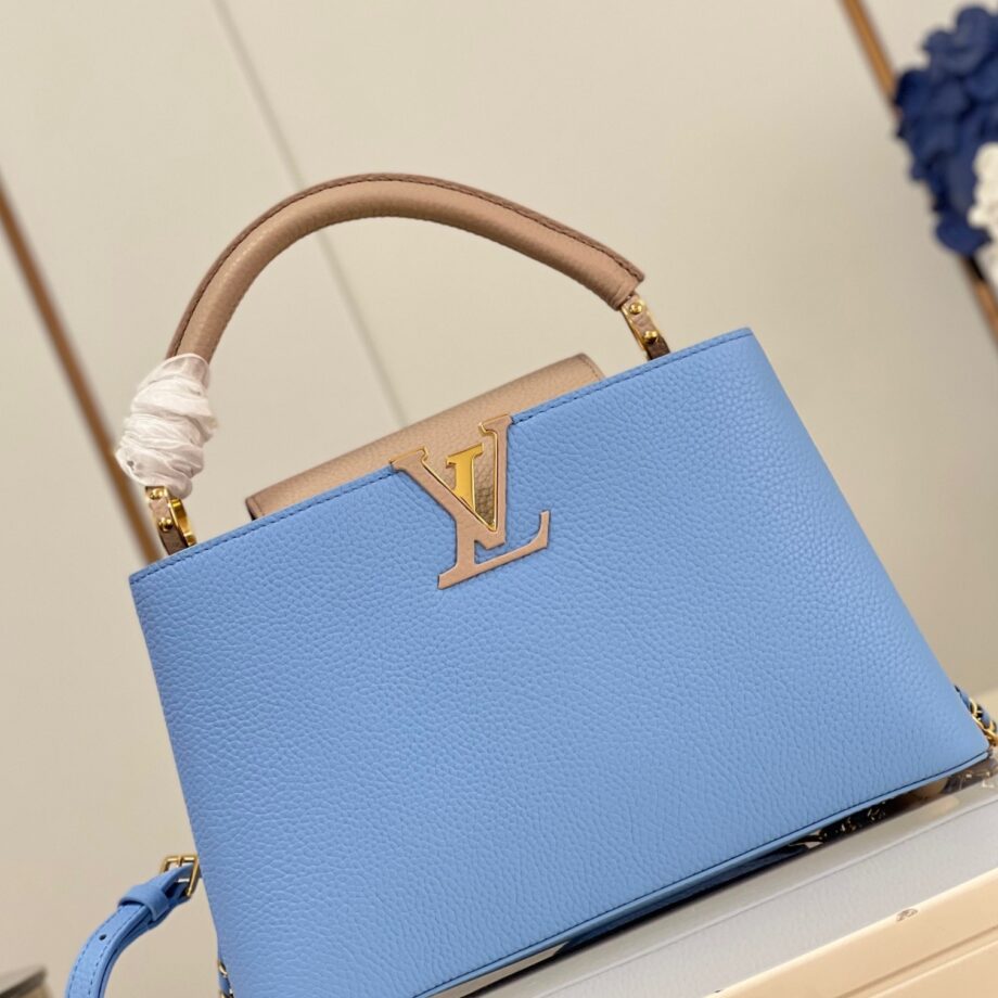 Louis Vuitton M21887 Blue Capucines Bb Handbag