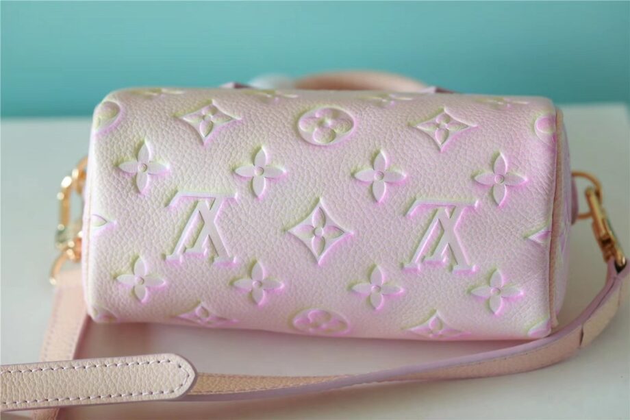 louis vuitton m81508 pink nano speed mini pillow bag