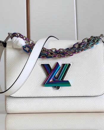 Louis Vuitton M22029 White Twist Medium Handbag