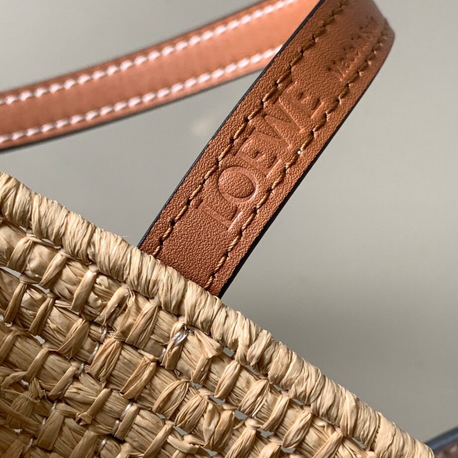 Loewe Raffia Square Basket