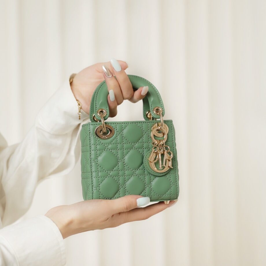 Dior S0856 Green Lady Dior Micro Bag