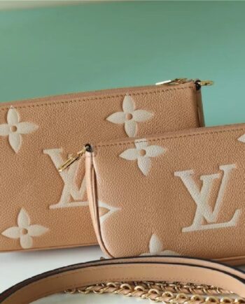 louis vuitton m80399 khaki multi pochette accessories handbag