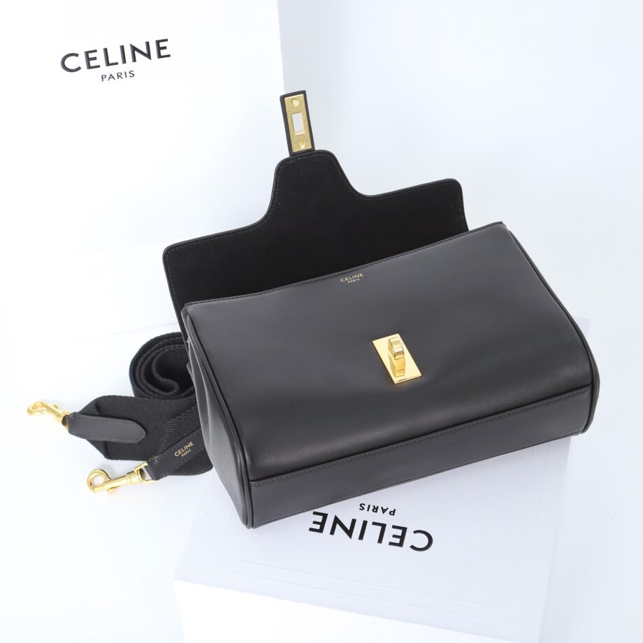 Celine 196853 Black Teen Soft 16 In Calfskin