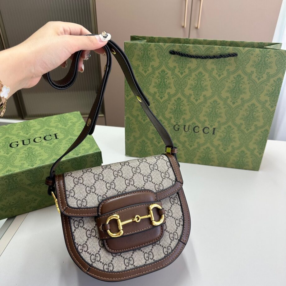 Gucci New 1955 Saddle Bag