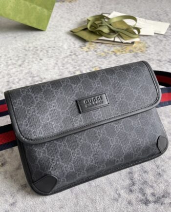 gucci gg replica black belt bag 598113