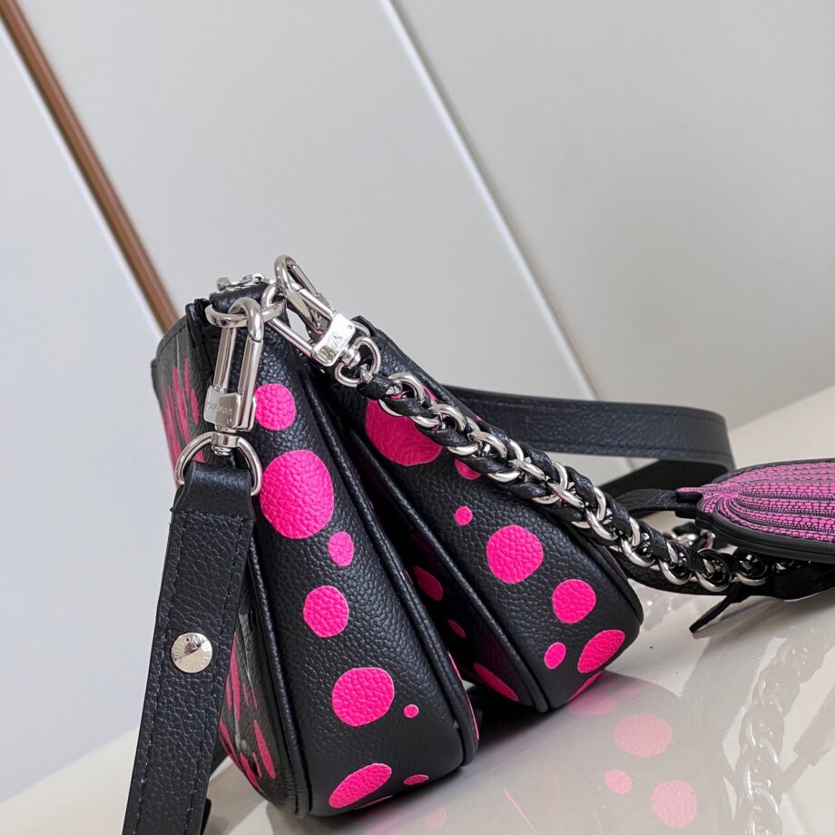 Louis Vuitton M46421 Black/Fuchsia Lv X Yk Multi Pochette Accessoires