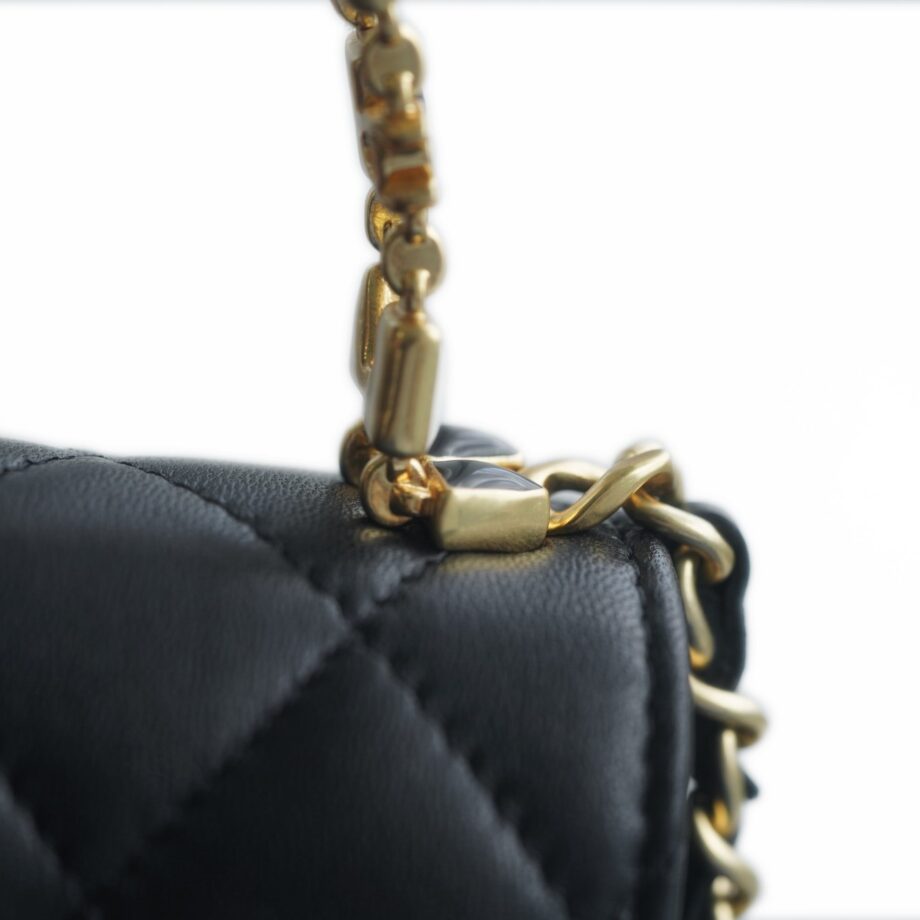 Chanel Medium 22B Enamel Buckle Kelly Bag