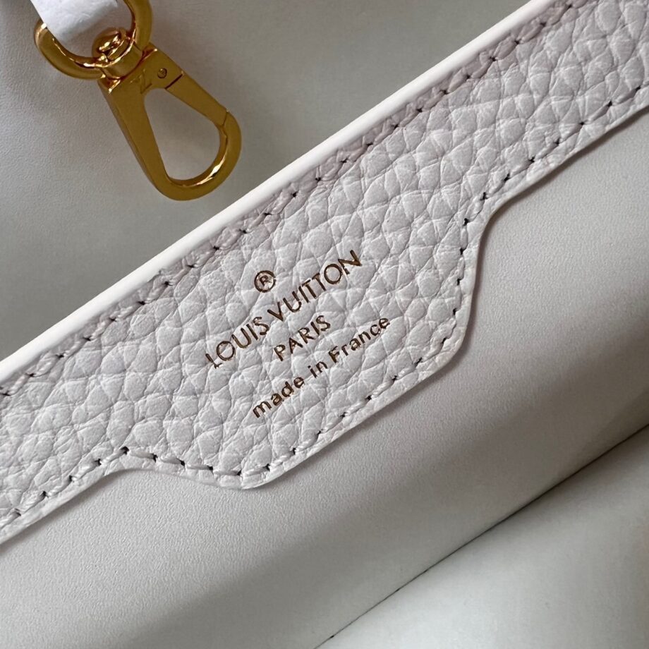 Louis Vuitton M59883 White Capucines Bag