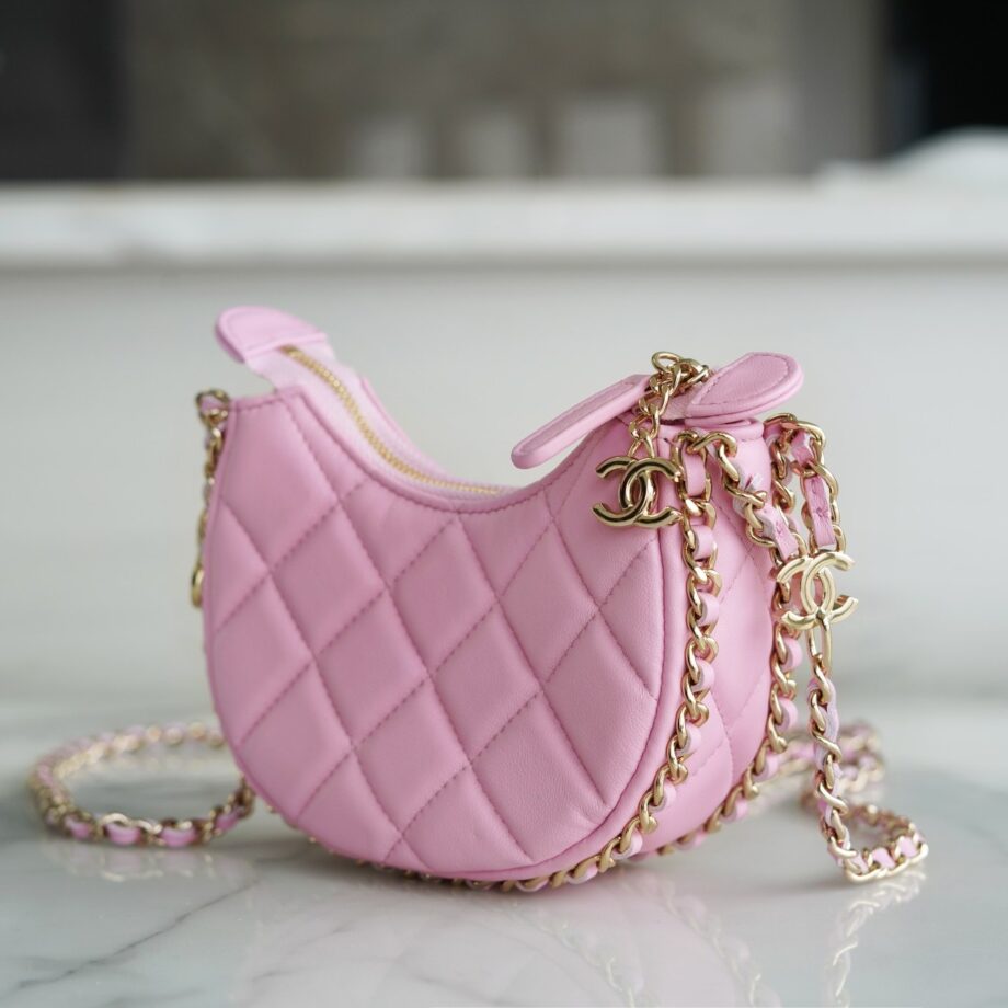 Chanel 23P New Style Pink Hobo Bag