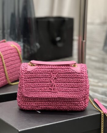 YSL 633151 Small Size Niki Woven Bag