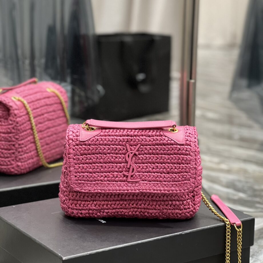 YSL 633151 Small Size Niki Woven Bag