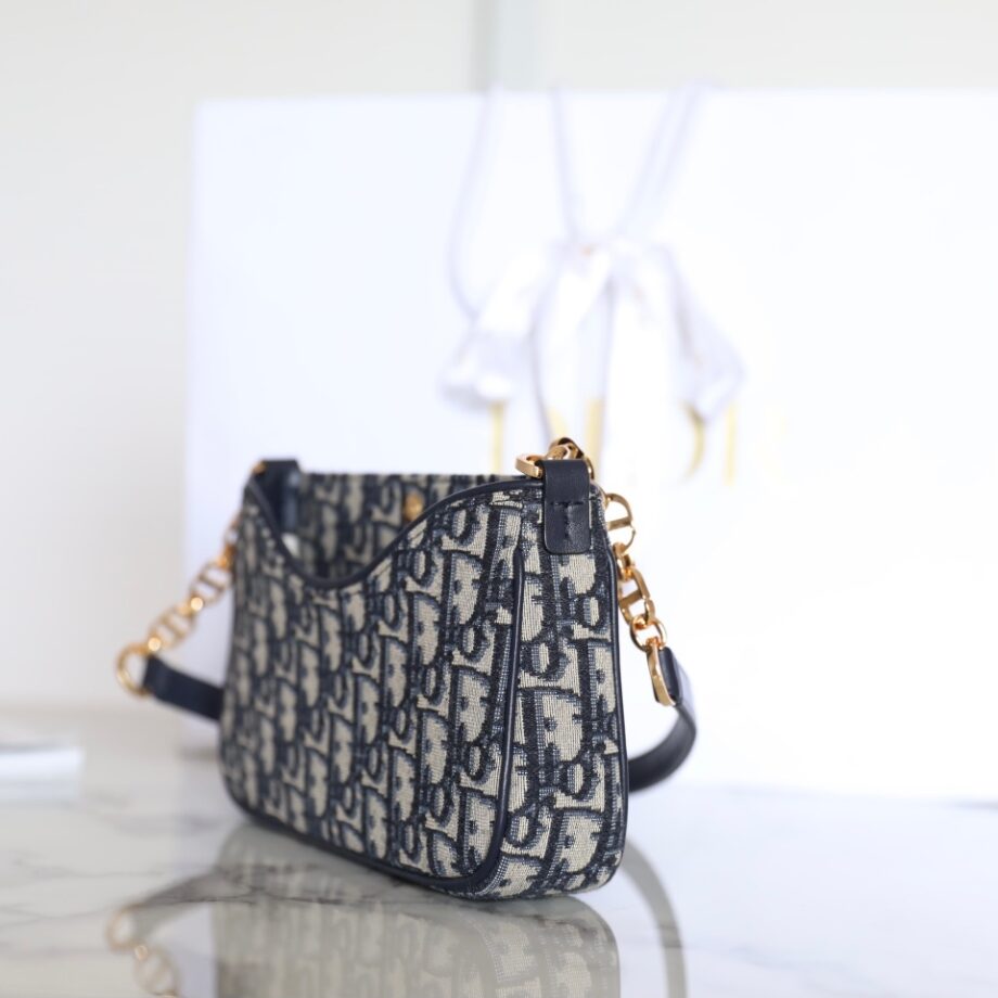 Dior Oblique Jacquard Chain Bag