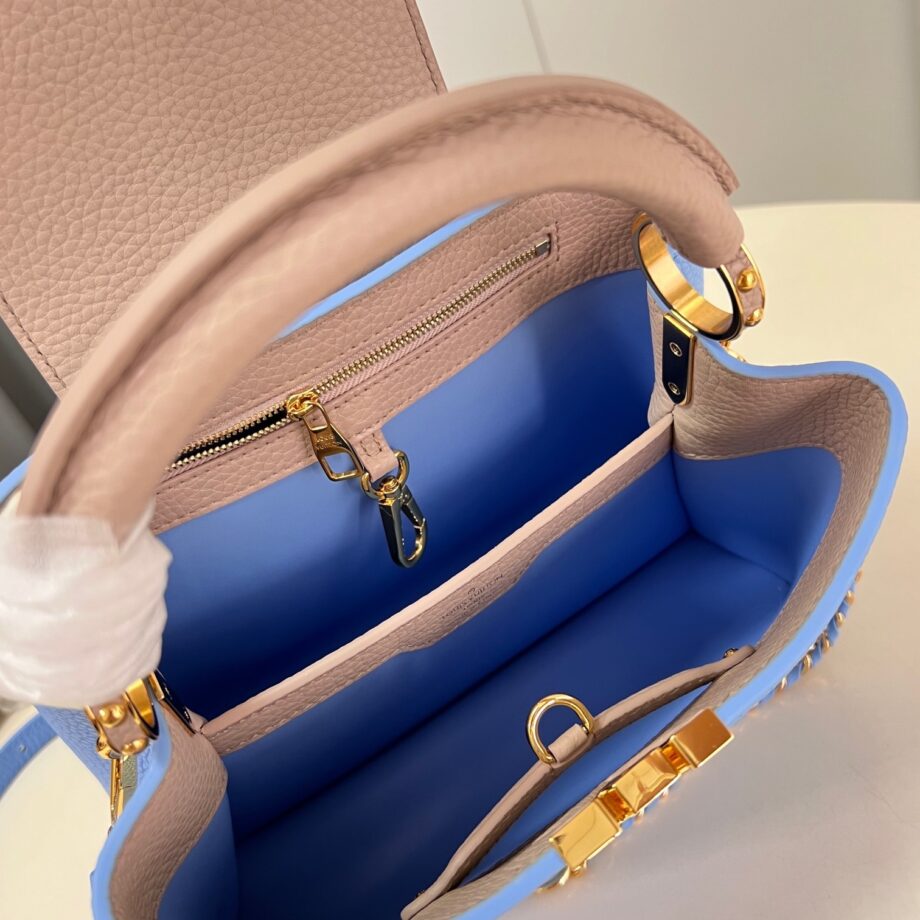 Louis Vuitton M21887 Blue Capucines Bb Handbag