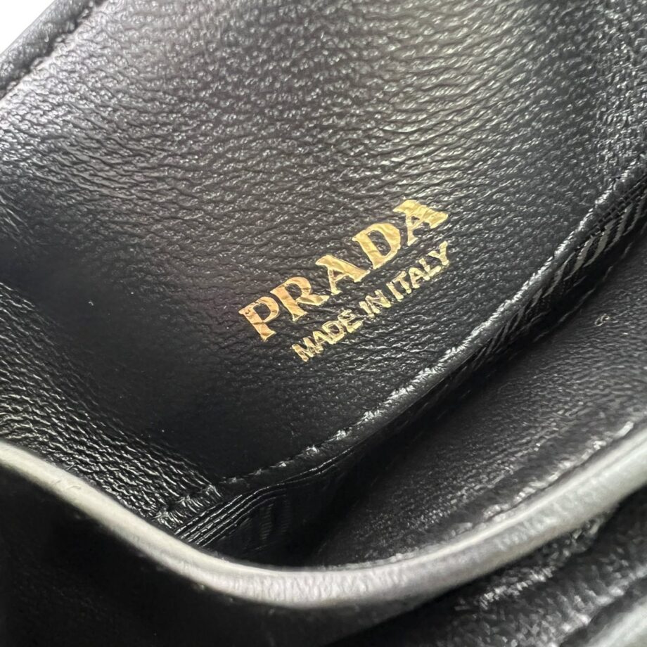 PRADA 1BG451 Small Nappa-Leather Tote Bag With Topstitching