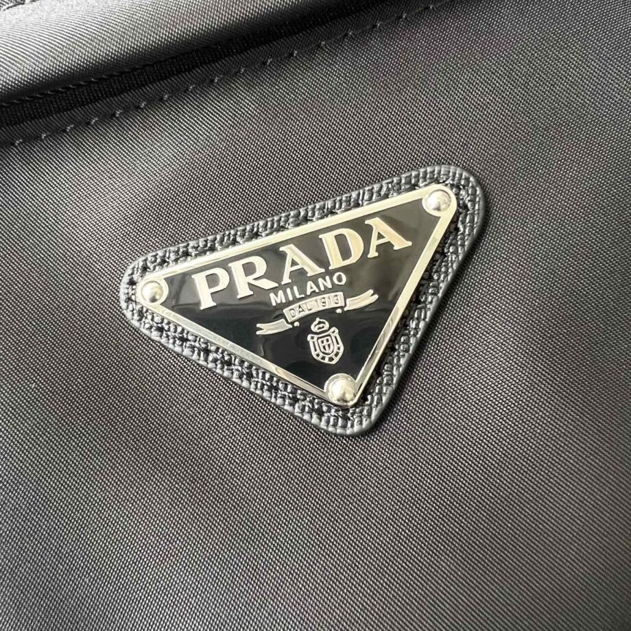 PRADA 2VZ025 Nylon Material & Saffiano Leather Handle Backpack