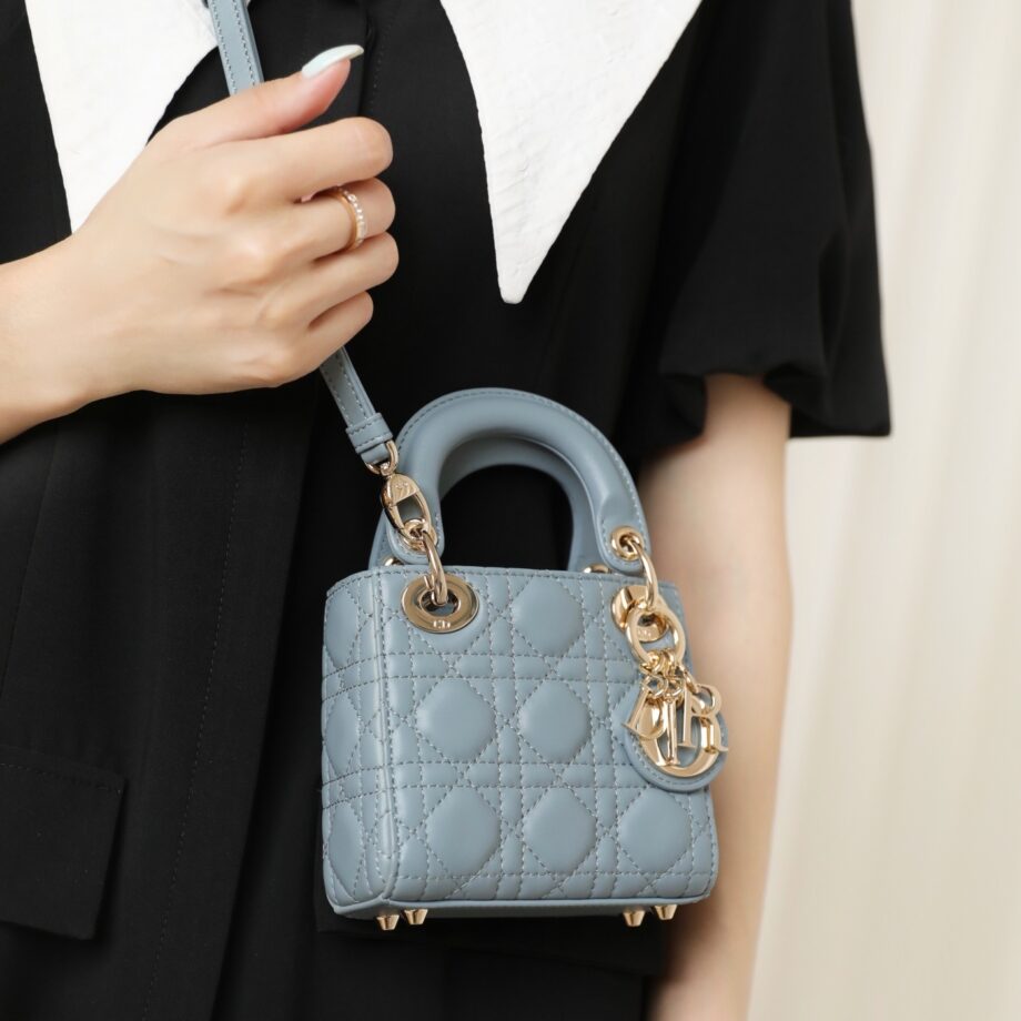 Dior S0856 Blue Lady Dior Micro Bag